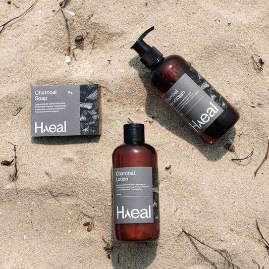 HAEAL Combos Charcoal Range Combo Pack (Handwash, Lotion & Soap)