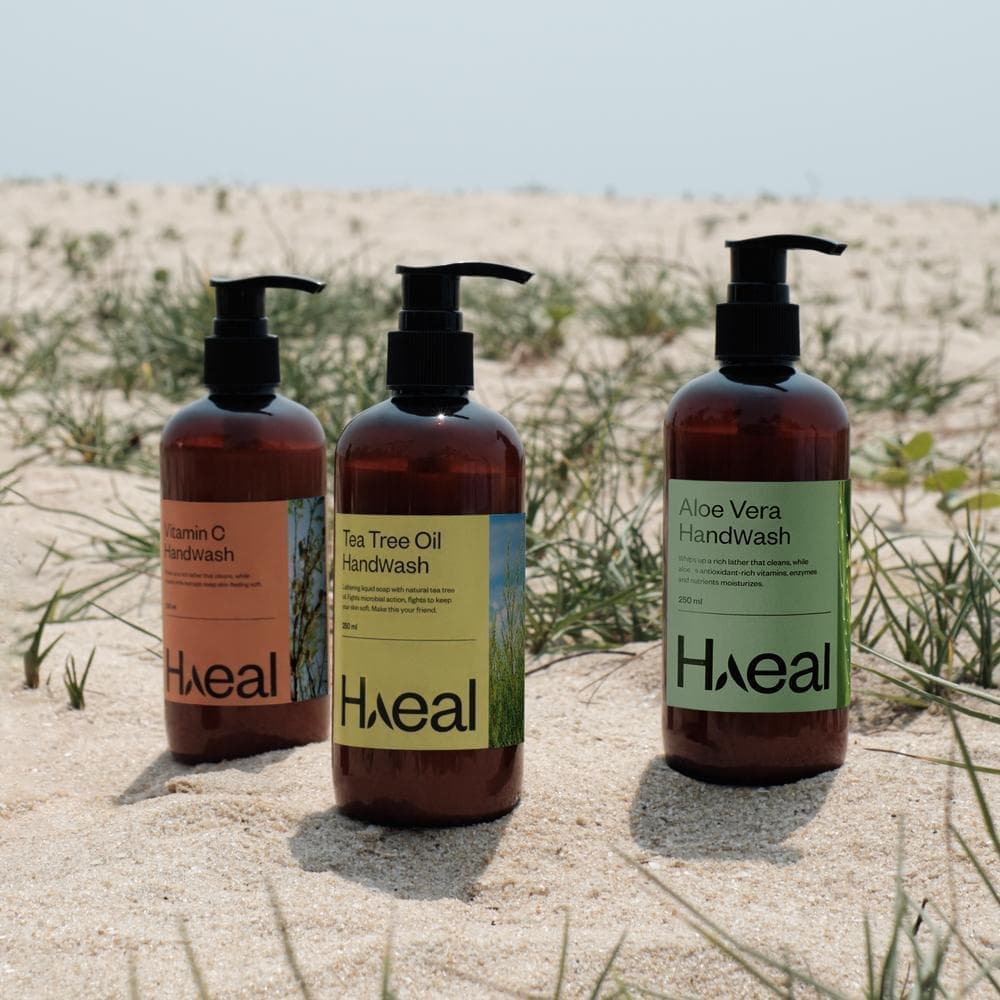 HAEAL Combos Hand Wash Combo Pack - 250 ml (Aloe vera, Vitamin C & Tea tree oil)