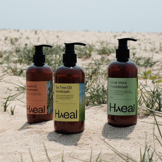HAEAL Combos Hand Wash Combo Pack - 250 ml (Aloe vera, Vitamin C & Tea tree oil)