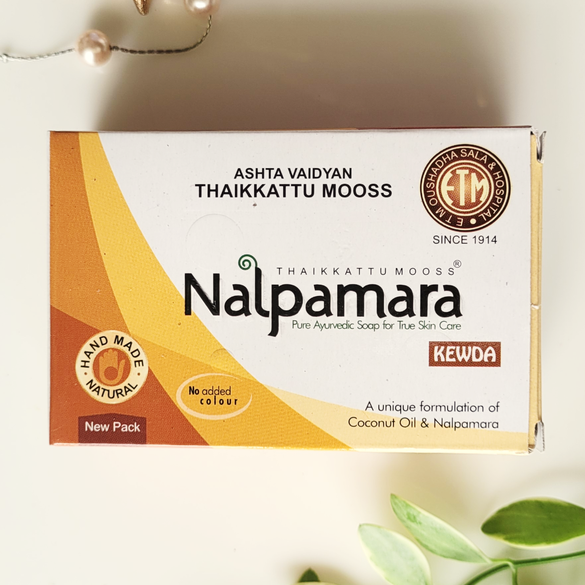 Nalpamara Kewda Soap 75g Pack of 5