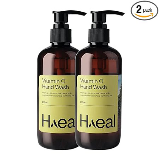 HAEAL Vitamin C Youthful Skin Hand Wash (Pack of 2 Bottles), 2 x 250ml